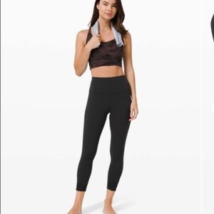 NWTLululemon Align Pant 25” *Scallop BLK, Size 4